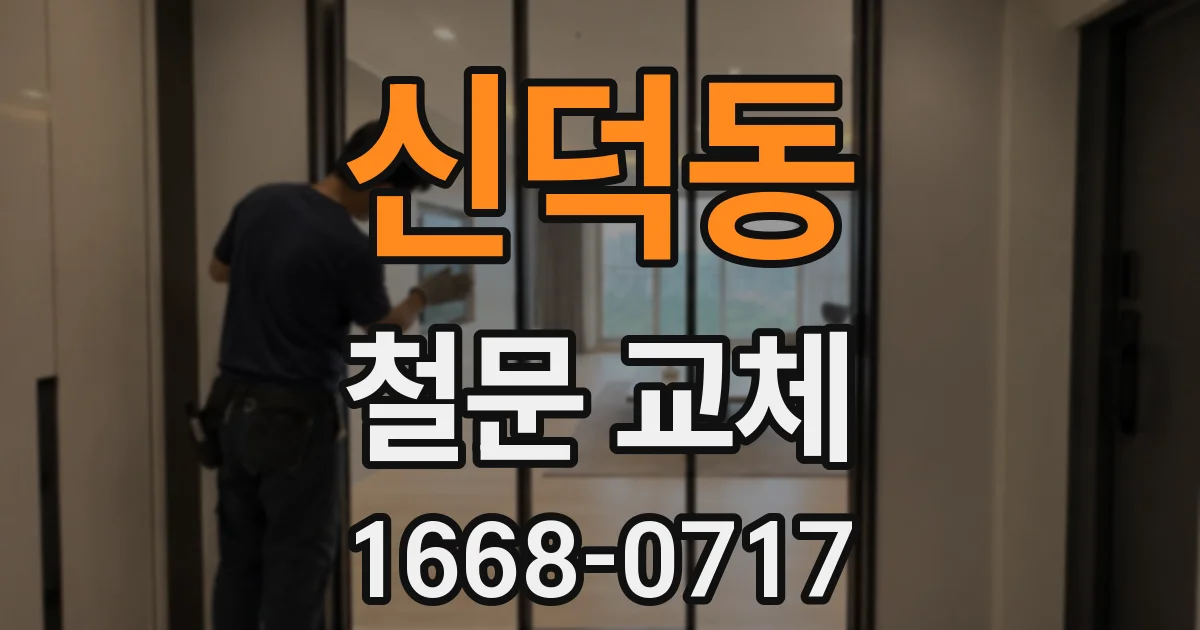 신덕동 철문 교체