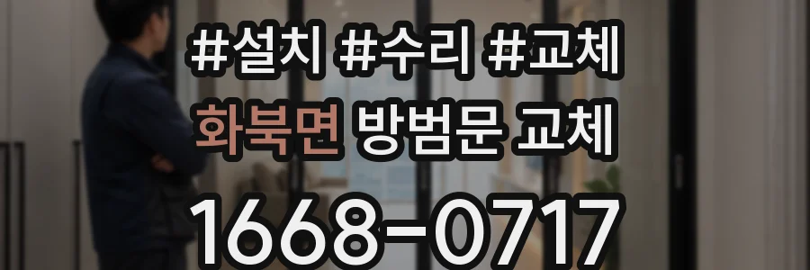화북면 방범문 교체