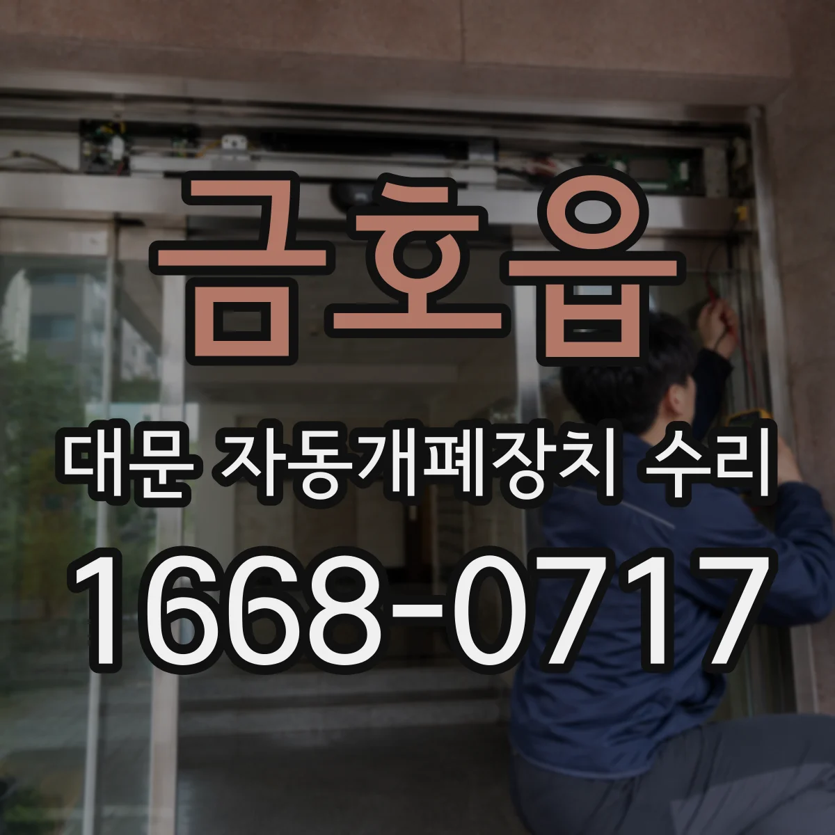 금호읍 대문 자동개폐장치 수리