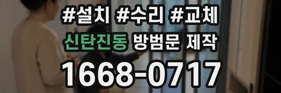 신탄진동 방범문 제작