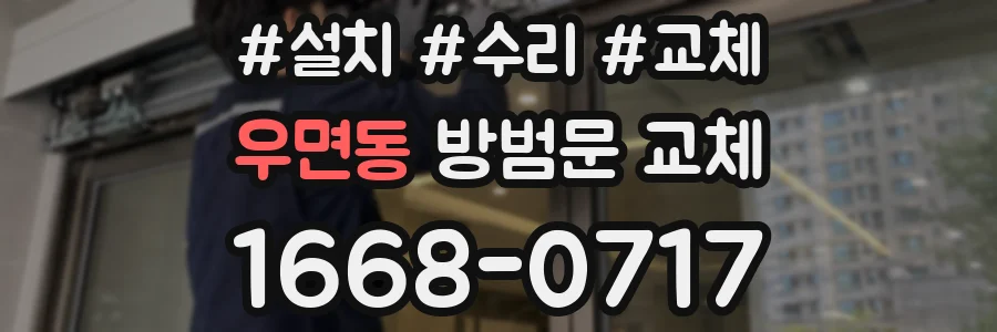 우면동 방범문 교체
