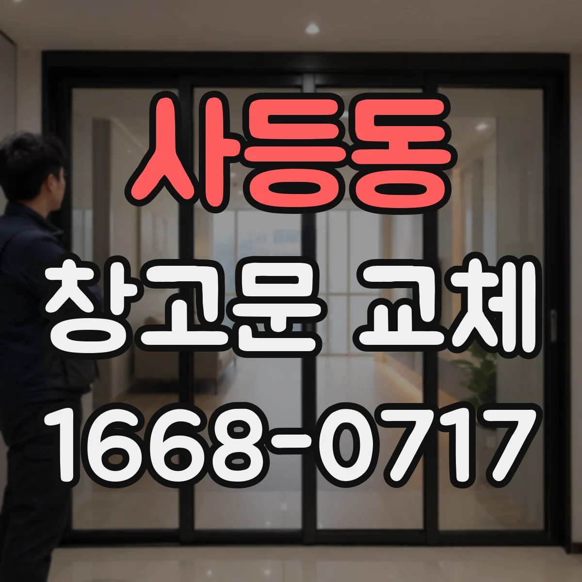 사등동 창고문 교체