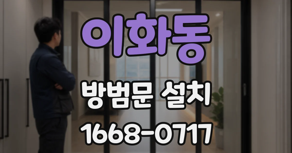 이화동 방범문 설치