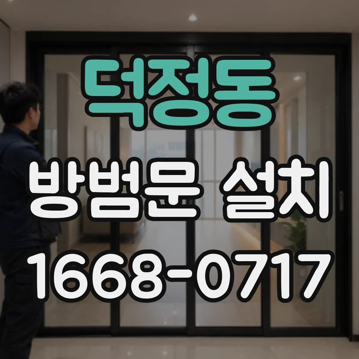 덕정동 방범문 설치
