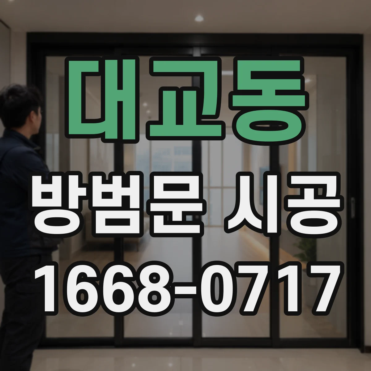 대교동 방범문 시공