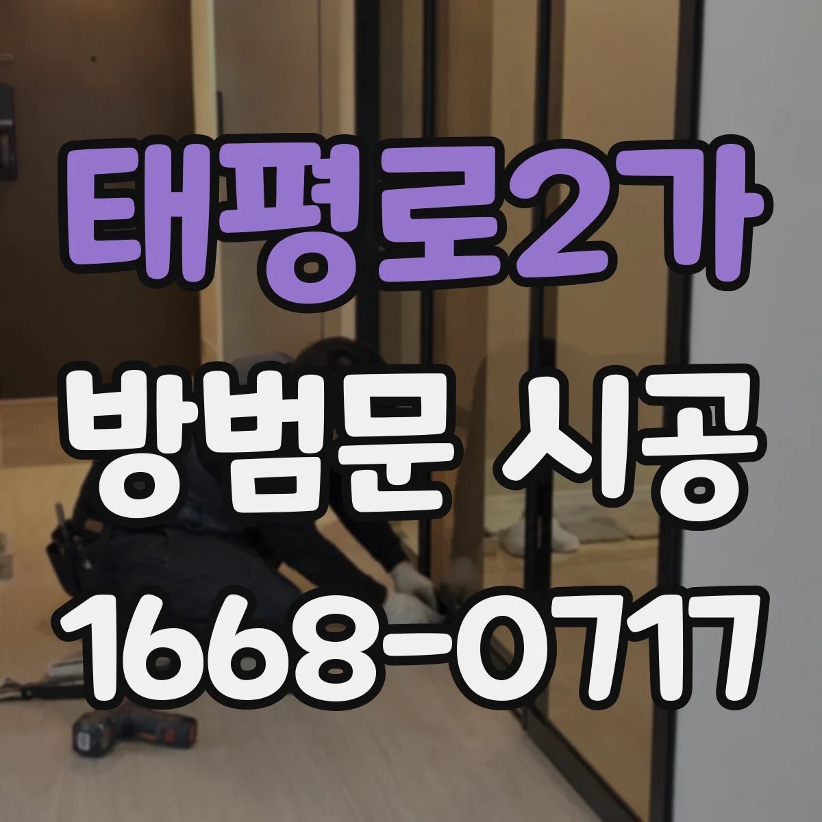 태평로2가 방범문 시공