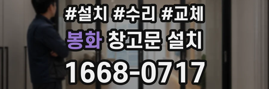 봉화 창고문 설치