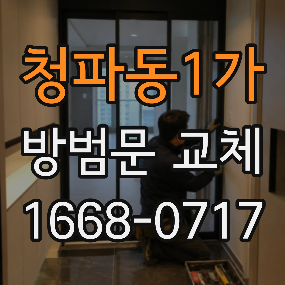 청파동1가 방범문 교체