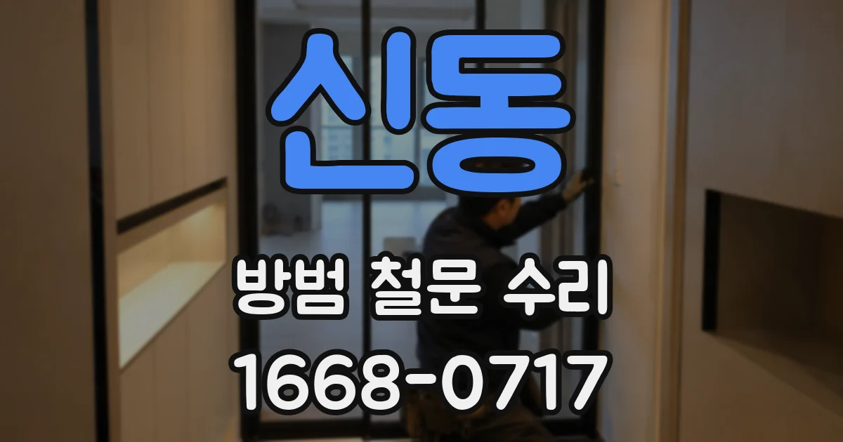 신동 방범 철문 수리