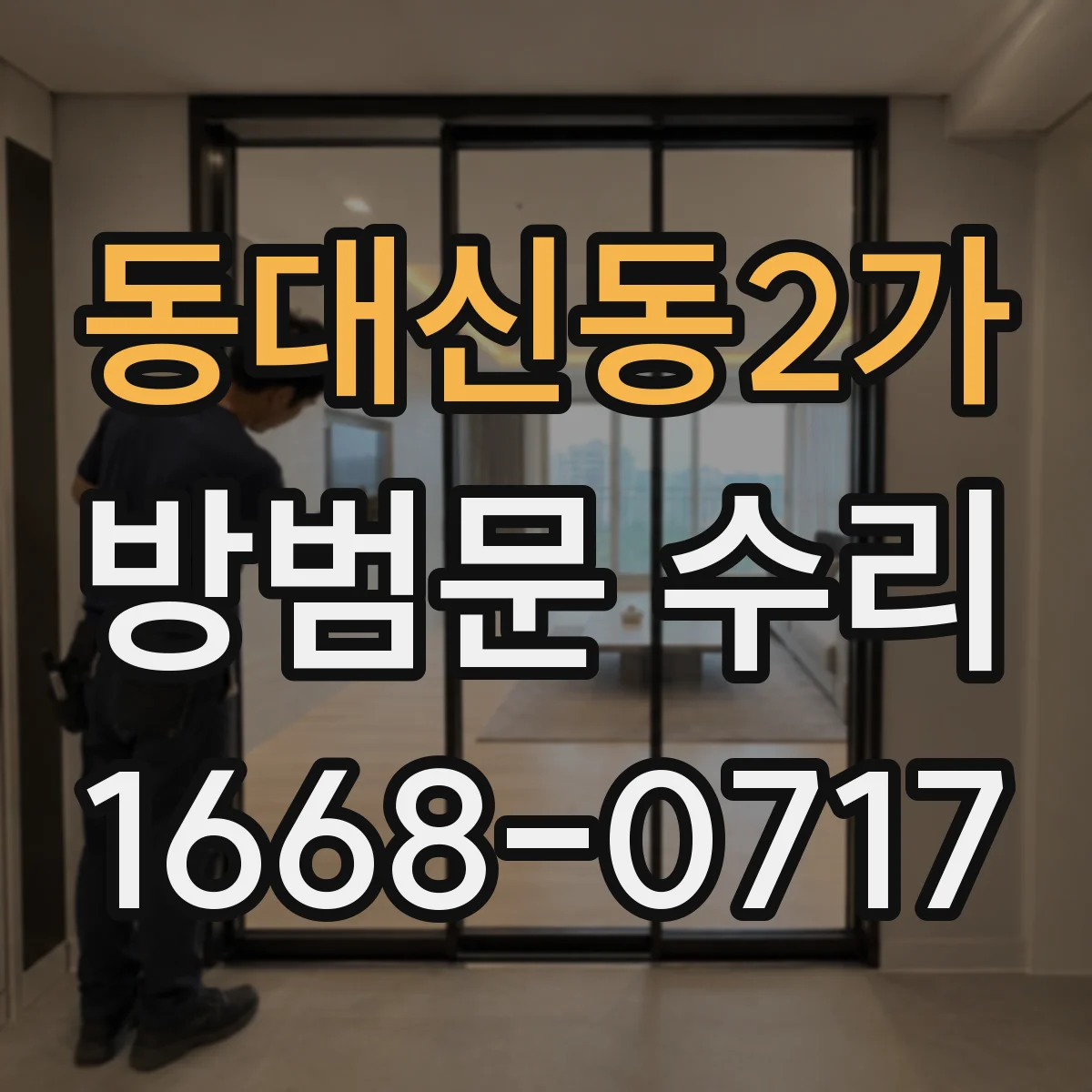 동대신동2가 방범문 수리