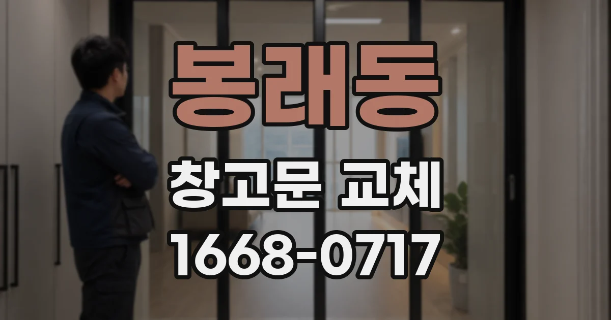 봉래동 창고문 교체