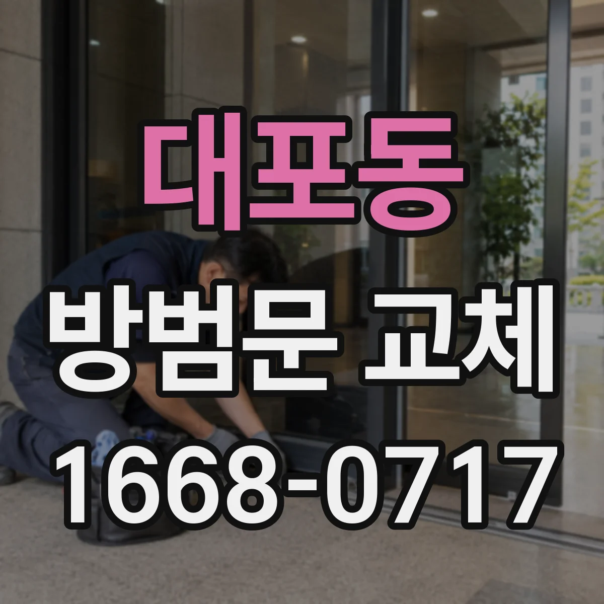 대포동 방범문 교체