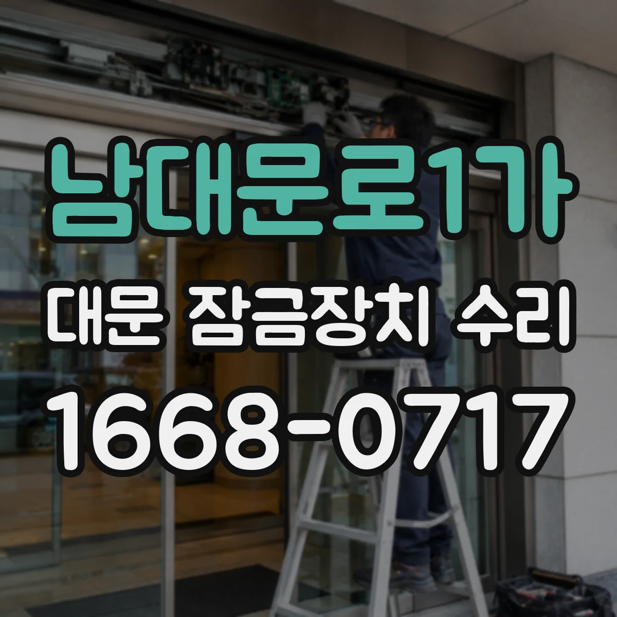 남대문로1가 대문 잠금장치 수리