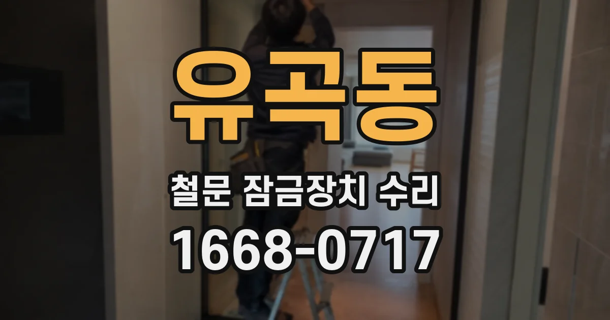 유곡동 철문 잠금장치 수리