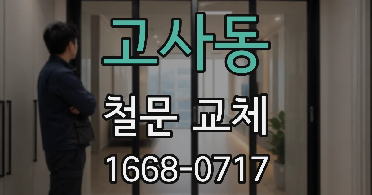 고사동 철문 교체