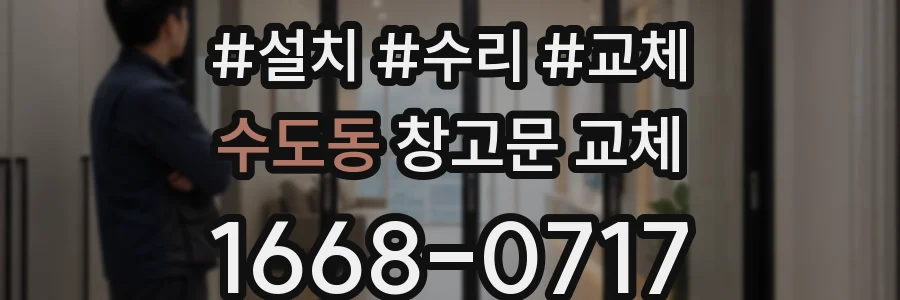 수도동 창고문 교체