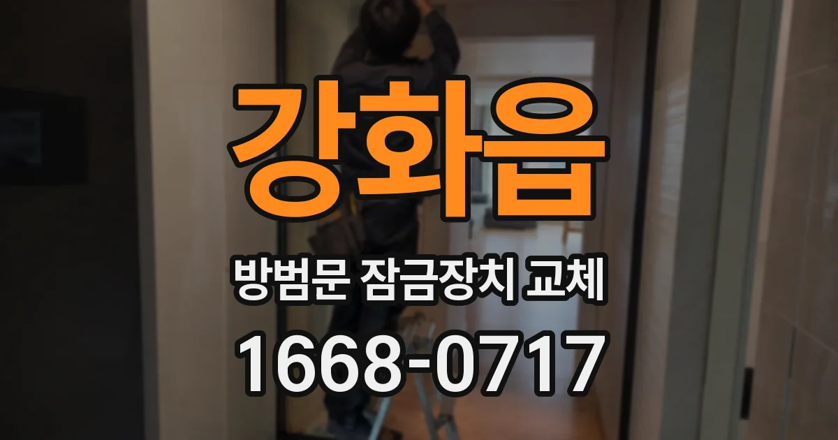 강화읍 방범문 잠금장치 교체