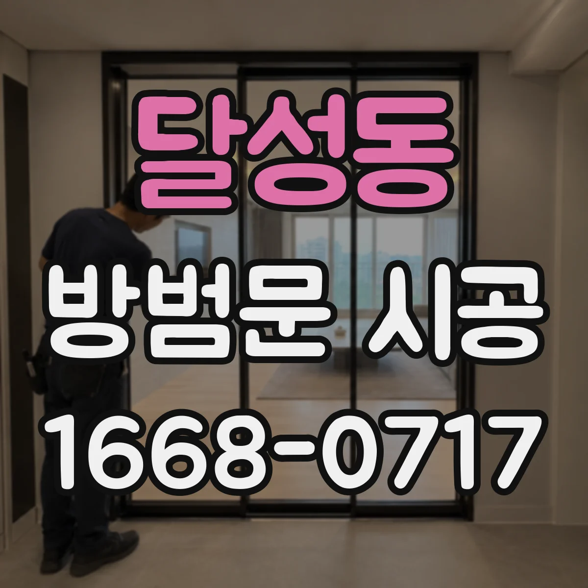 달성동 방범문 시공