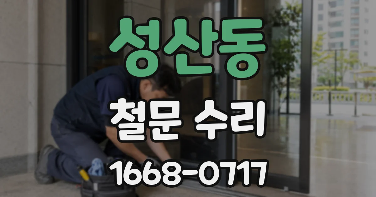 성산동 철문 수리