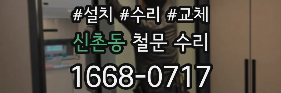 신촌동 철문 수리