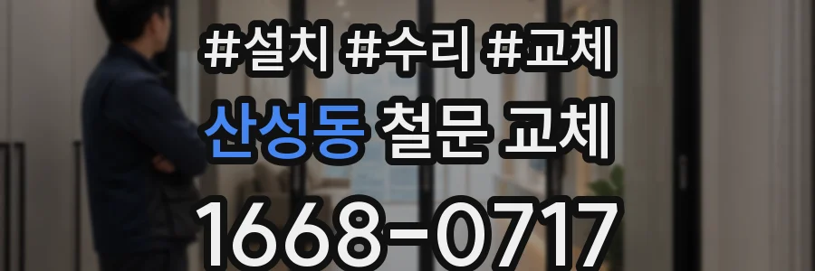산성동 철문 교체