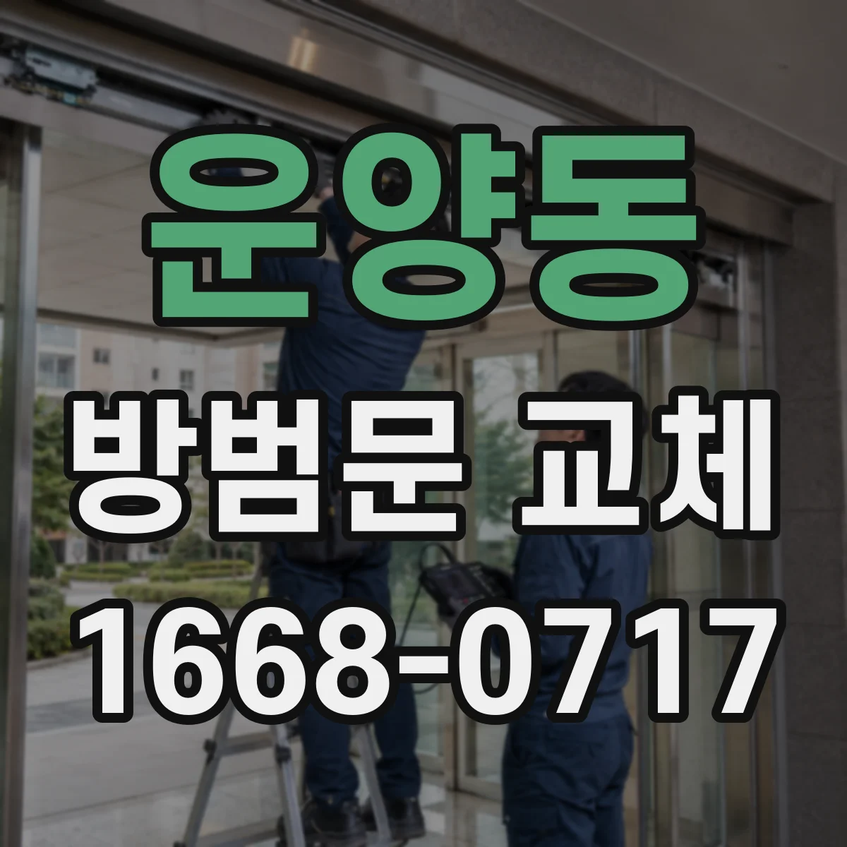 운양동 방범문 교체