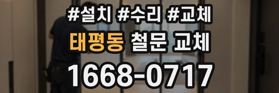 태평동 철문 교체
