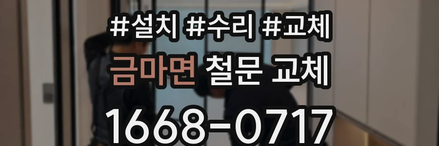 금마면 철문 교체