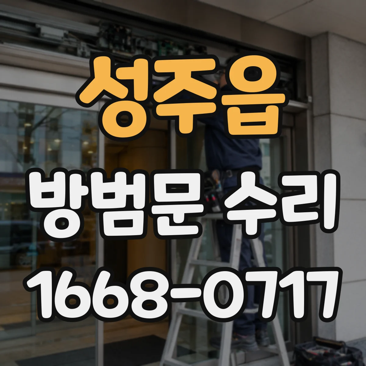 성주읍 방범문 수리