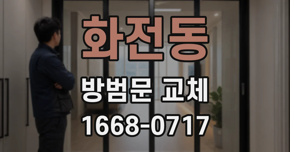 화전동 방범문 교체