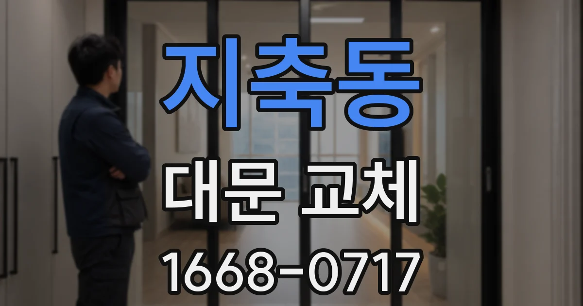 지축동 대문 교체