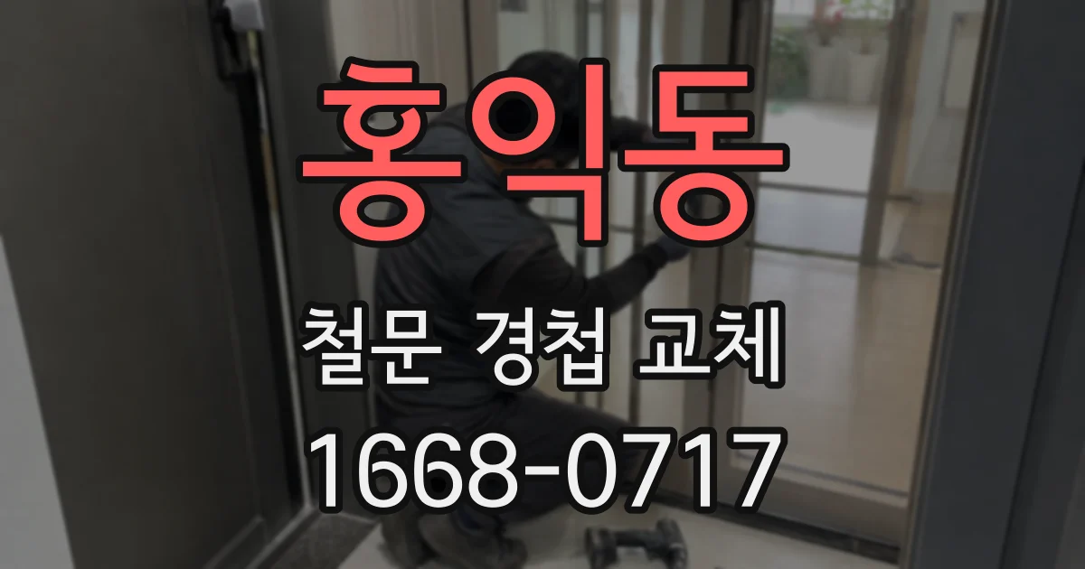 홍익동 철문 경첩 교체