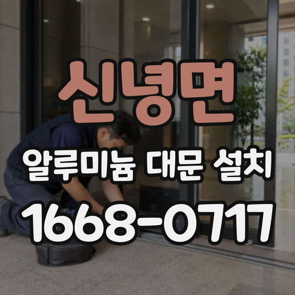 신녕면 알루미늄 대문 설치