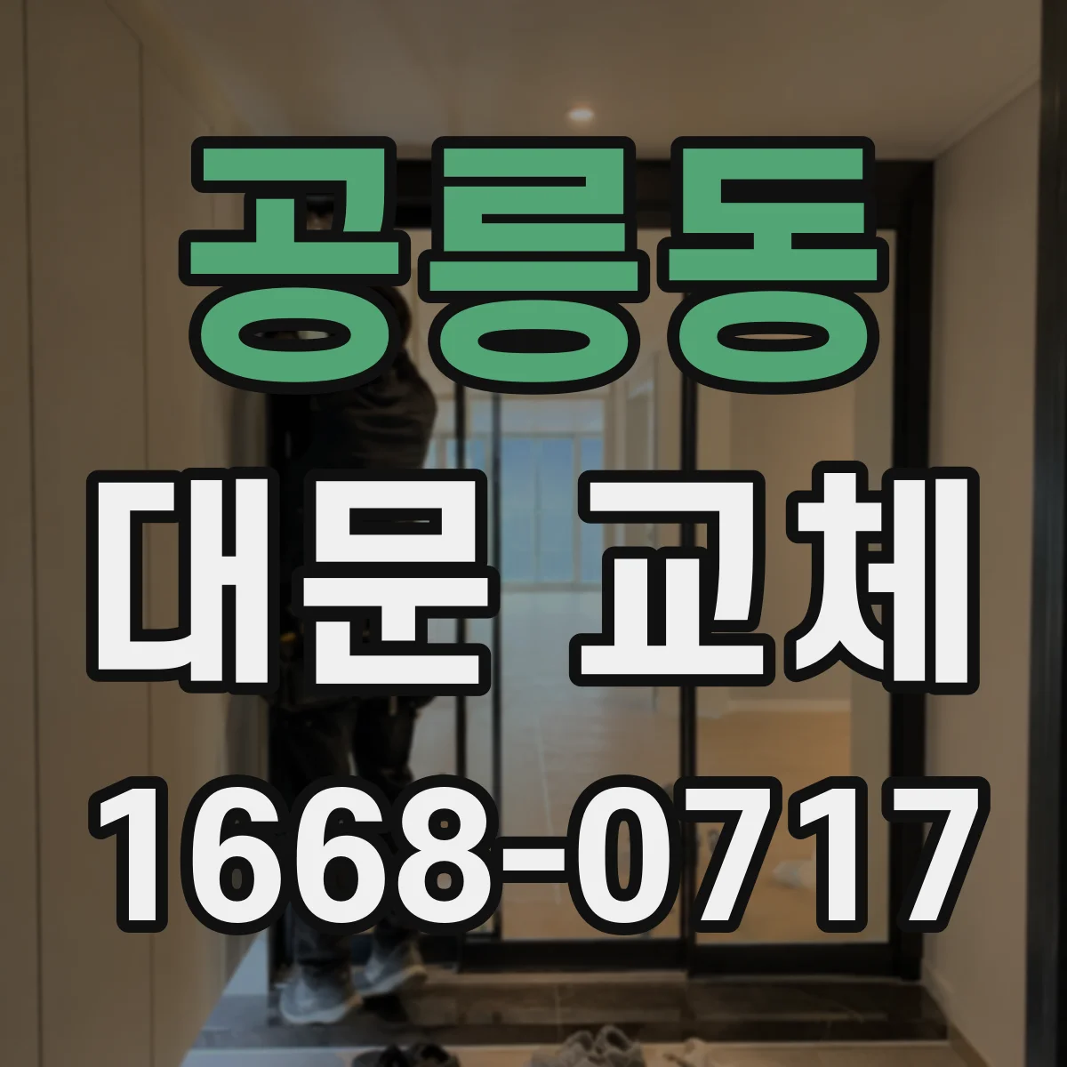 공릉동 대문 교체