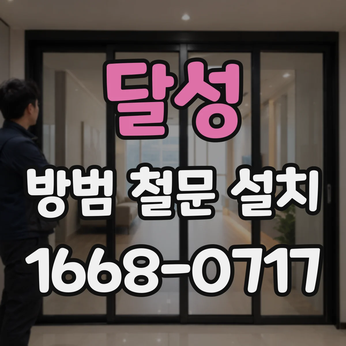 달성 방범 철문 설치