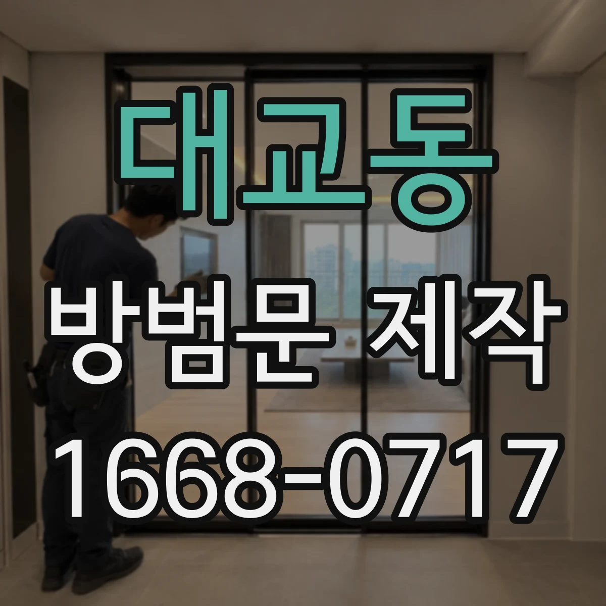 대교동 방범문 제작