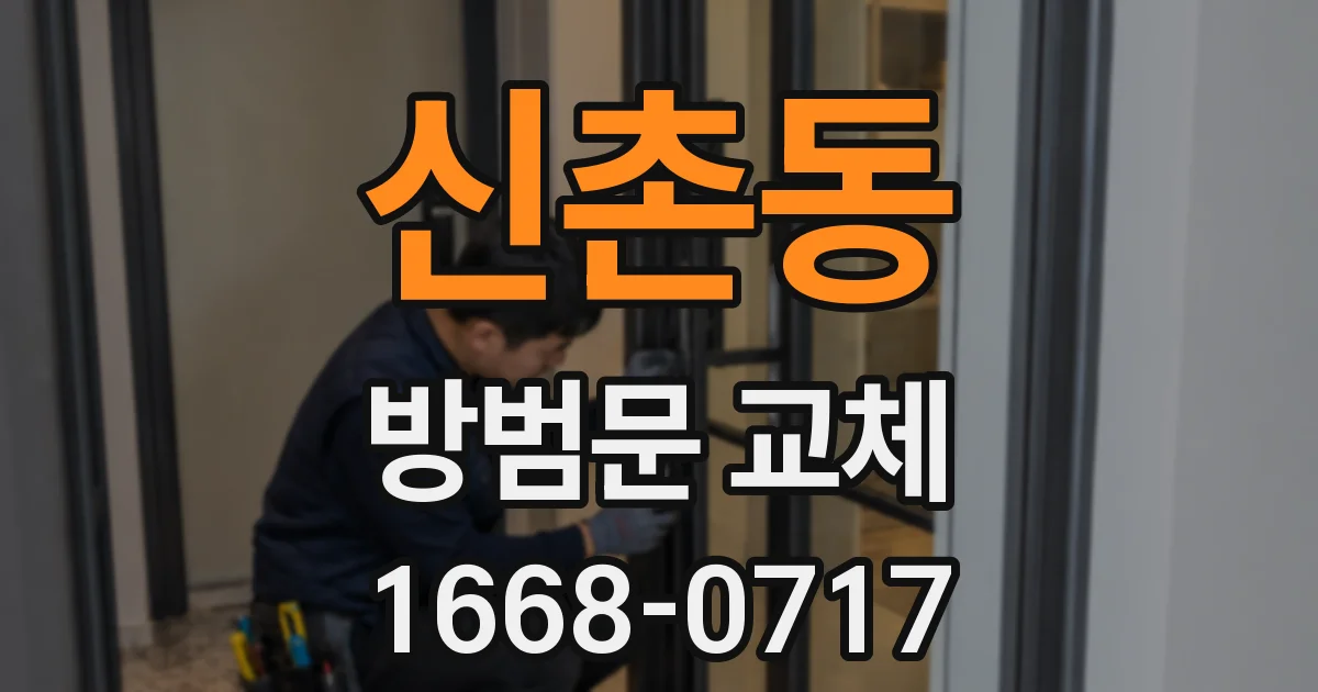 신촌동 방범문 교체