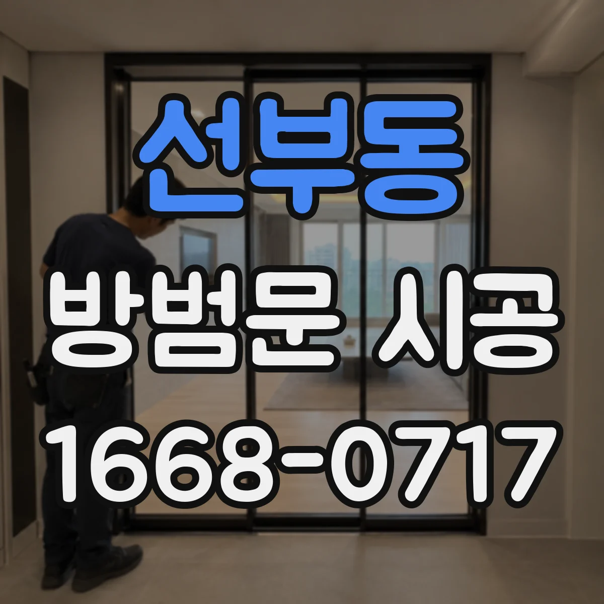 선부동 방범문 시공
