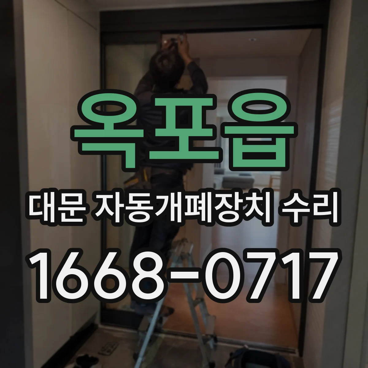 옥포읍 대문 자동개폐장치 수리