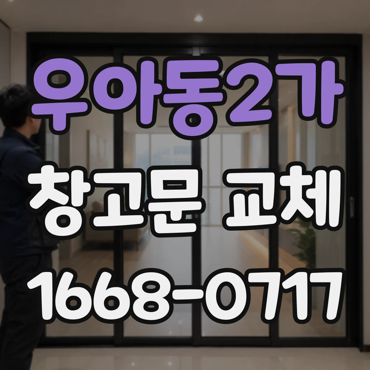 우아동2가 창고문 교체
