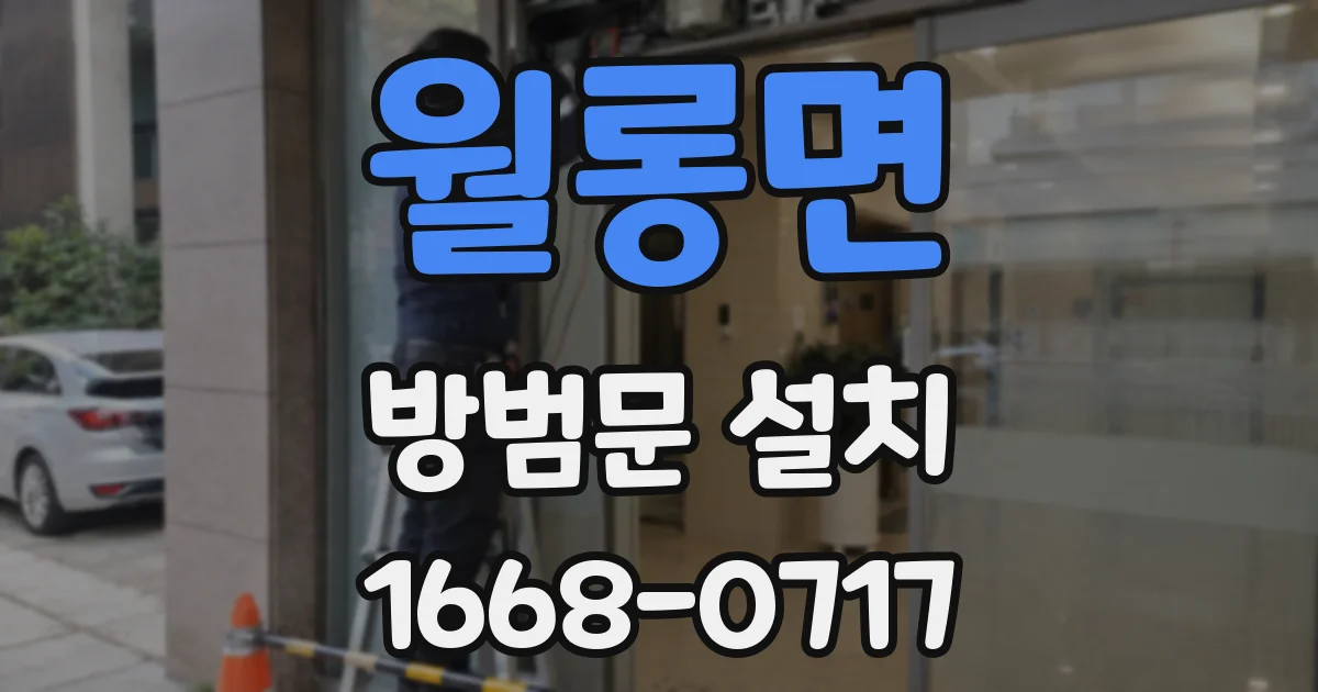 월롱면 방범문 설치