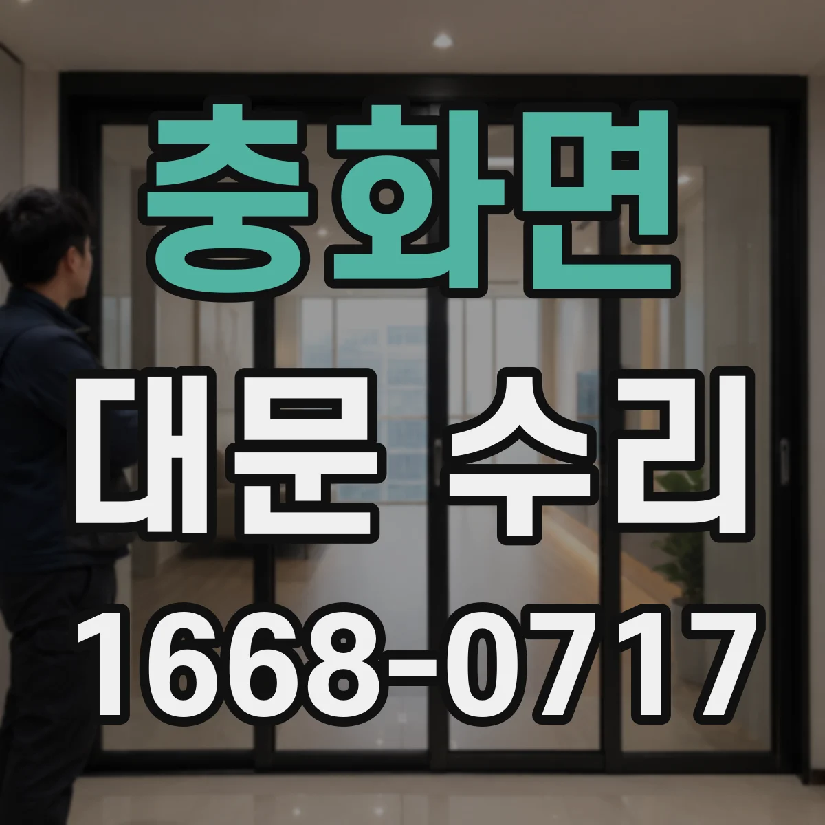 충화면 대문 수리