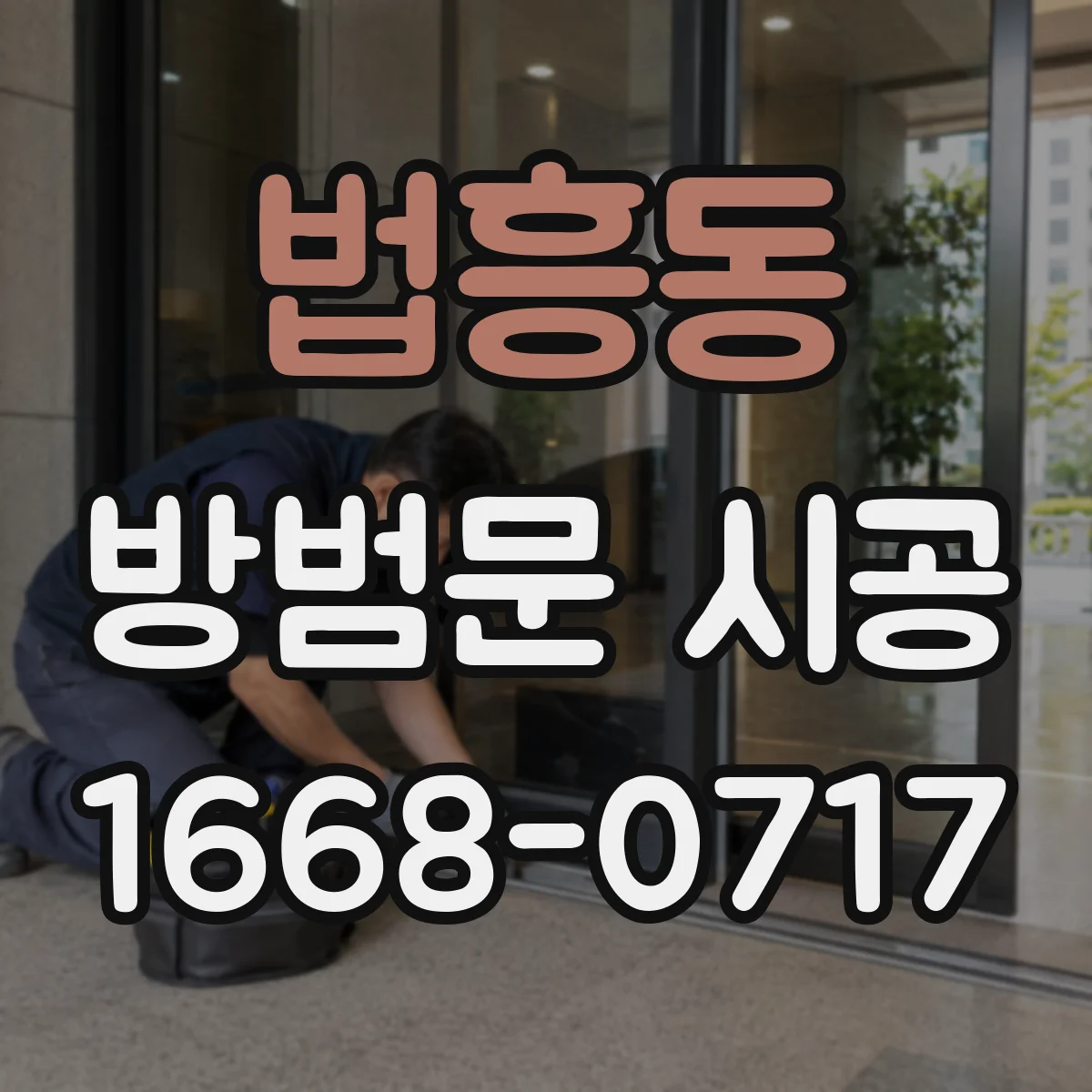 법흥동 방범문 시공