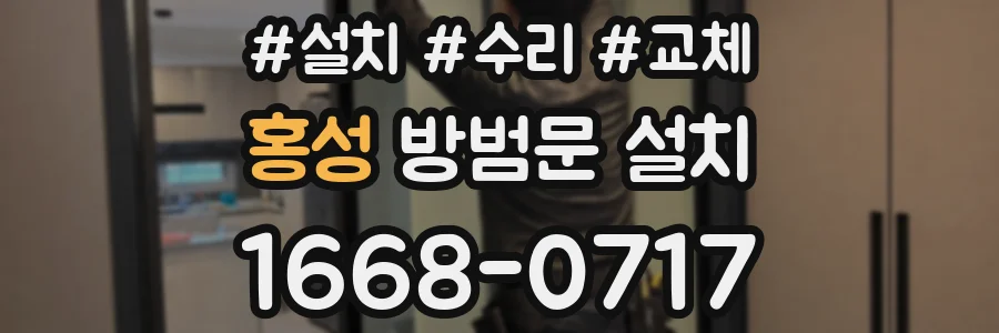 홍성 방범문 설치