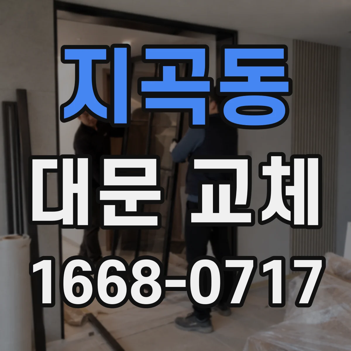 지곡동 대문 교체
