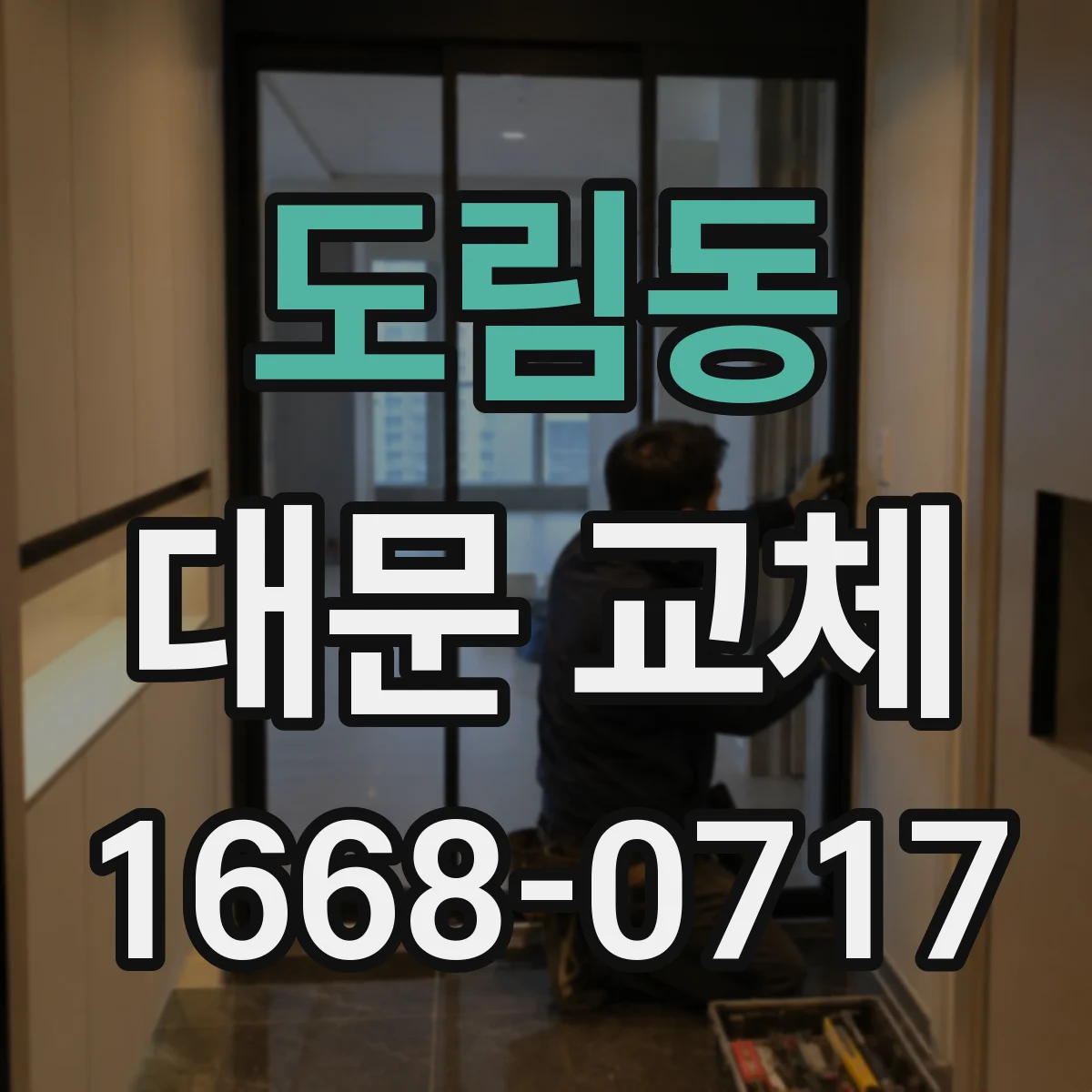 도림동 대문 교체