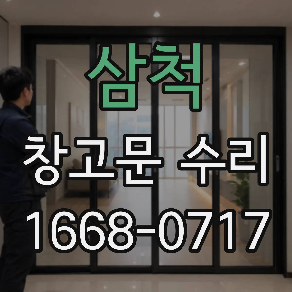 삼척 창고문 수리