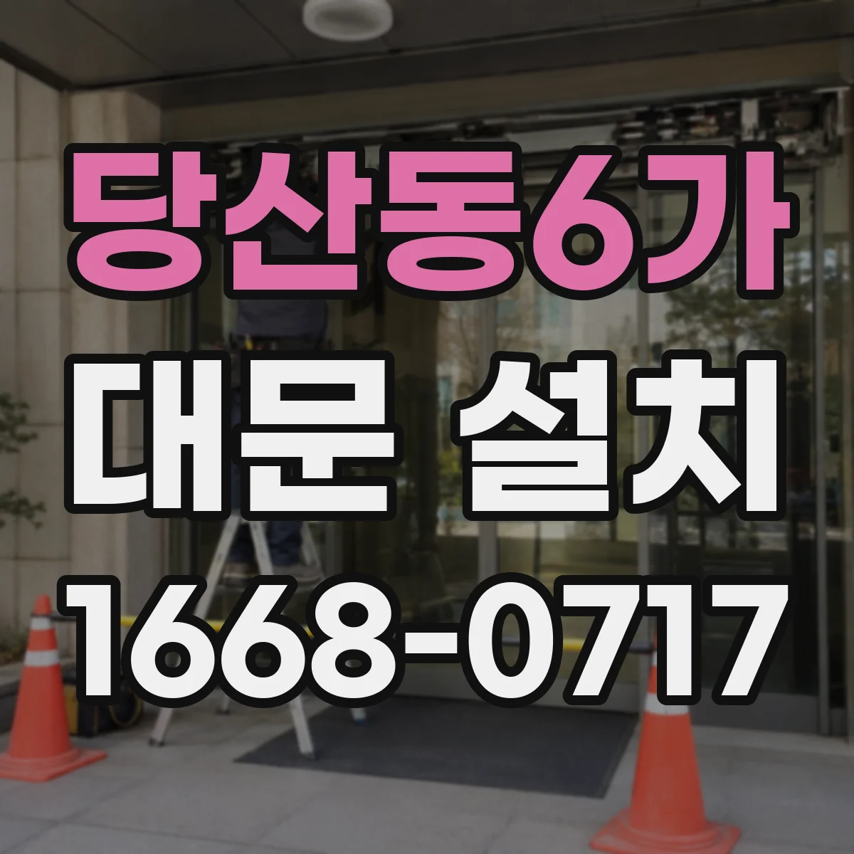 당산동6가 대문 설치