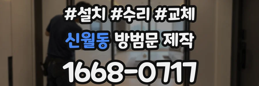 신월동 방범문 제작