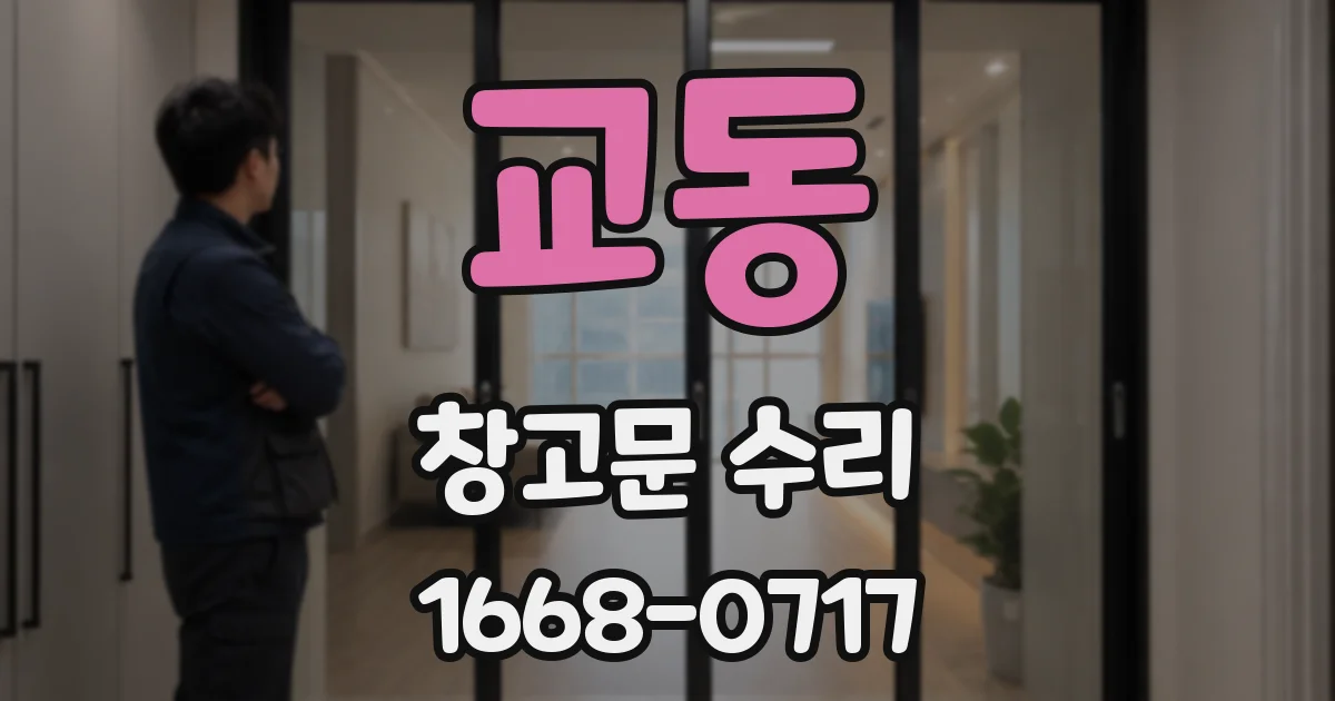 교동 창고문 수리